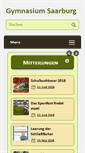 Mobile Screenshot of gymnasium-saarburg.de